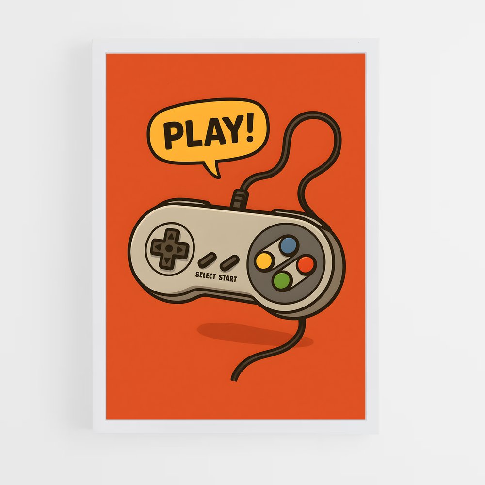 Poster Parole de Gamer – affiche Consoles (vue 3)